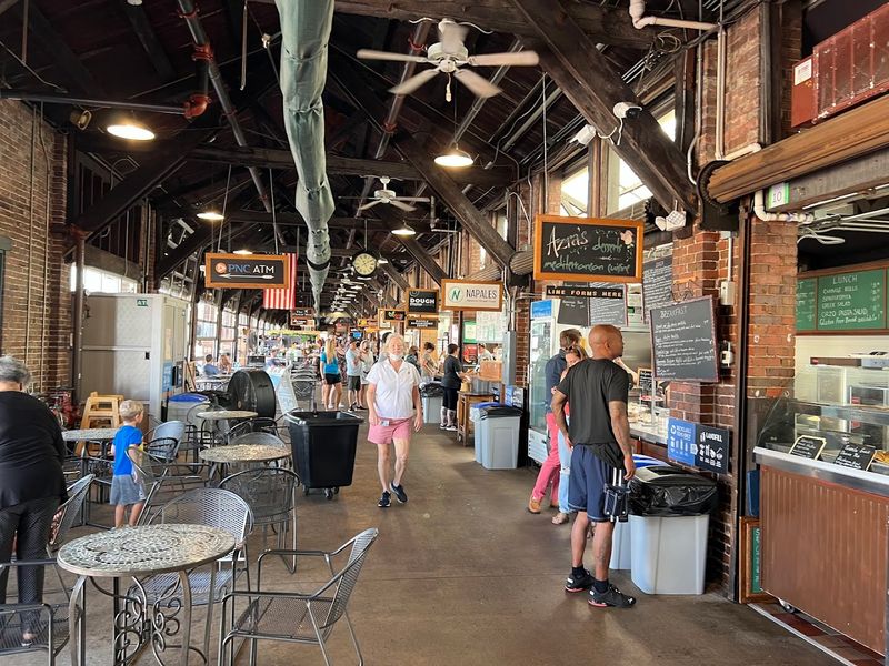 A European-Style Market Atmosphere