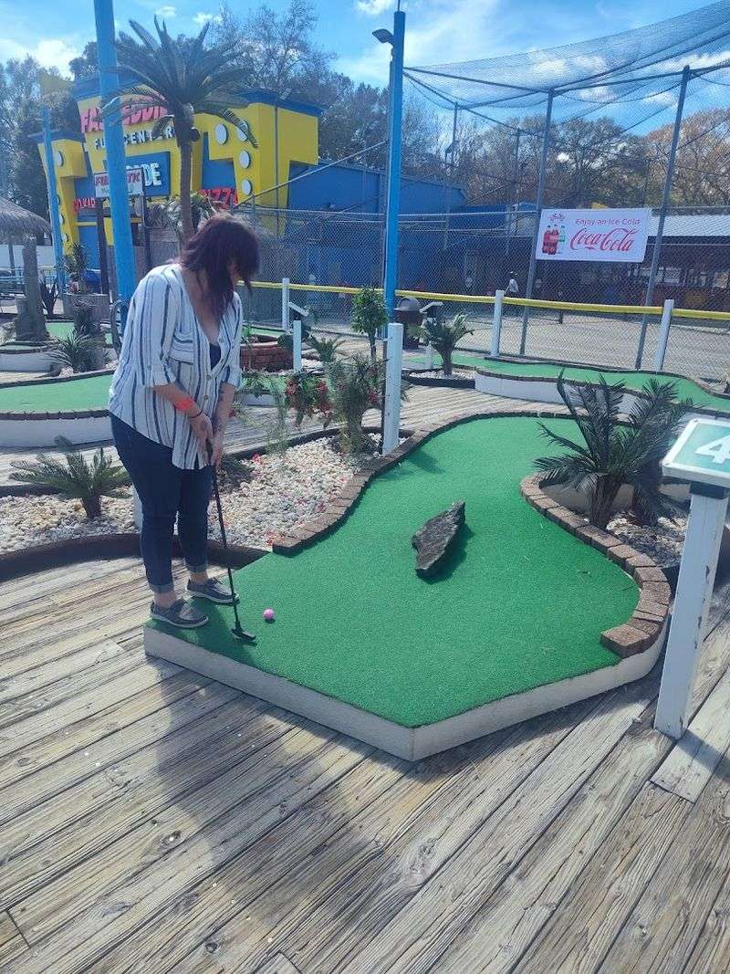 Tropical-Themed Mini Golf Course