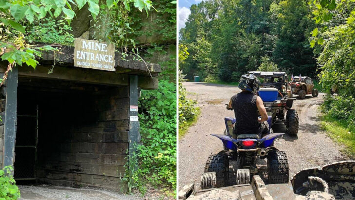 Few Experiences in Pennsylvania Compare to This Underground ATV Ride Through Old Mine Tunnels