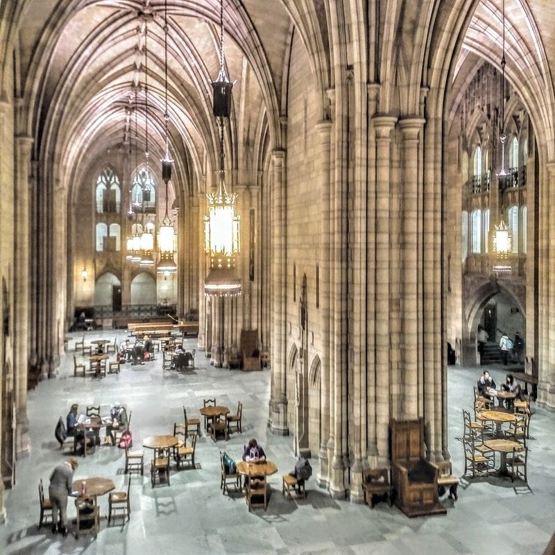 The Commons Room Feels Like a Public Study Hall Inside a Cathedral