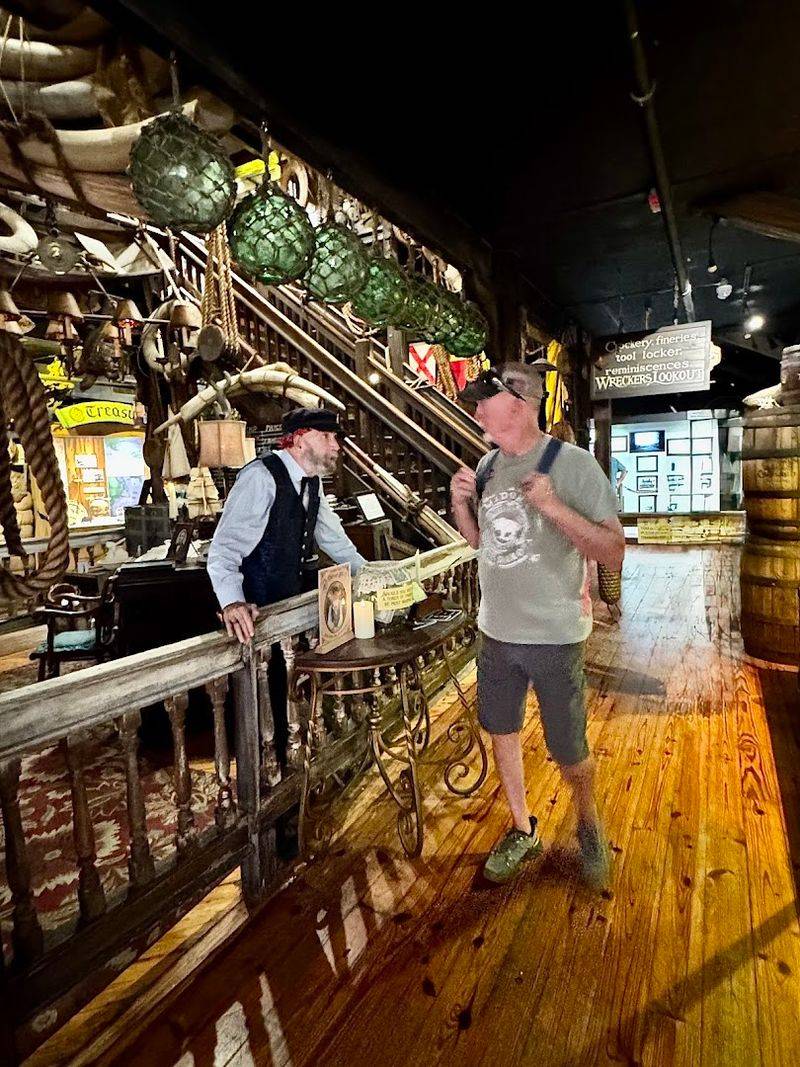 The Recreated 1850s Wrecker's Warehouse Atmosphere