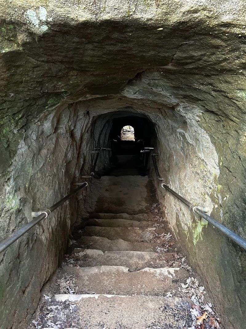 The Two Tunnels Along the Route