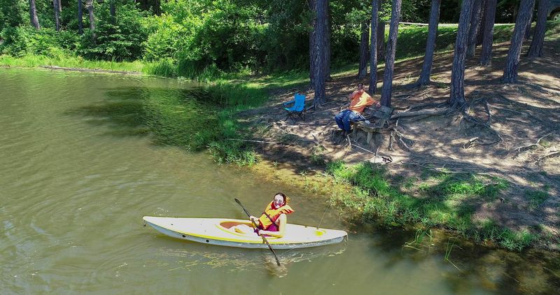 Boating and Kayaking on the Lake