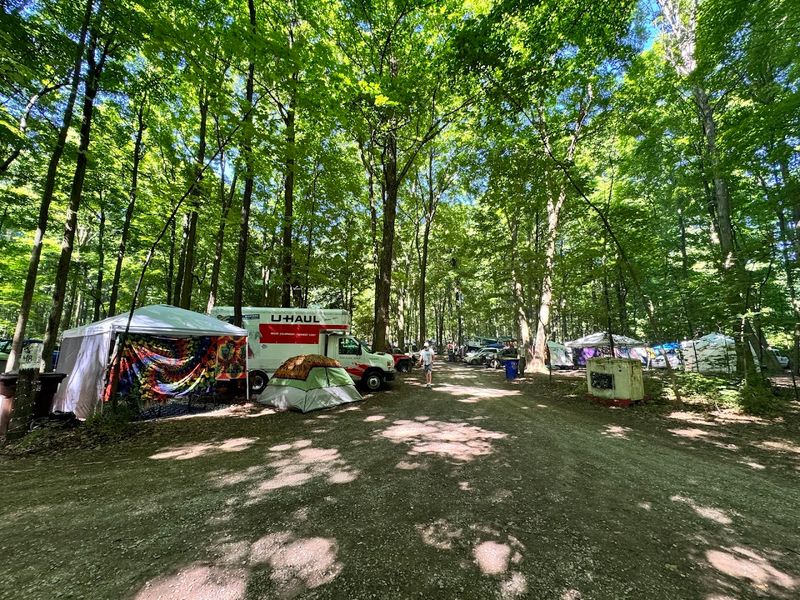 Camping Under the Ledges