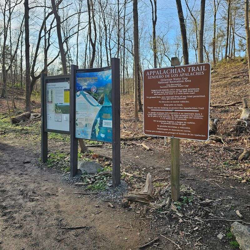 The Appalachian Trail Through the Recreation Area