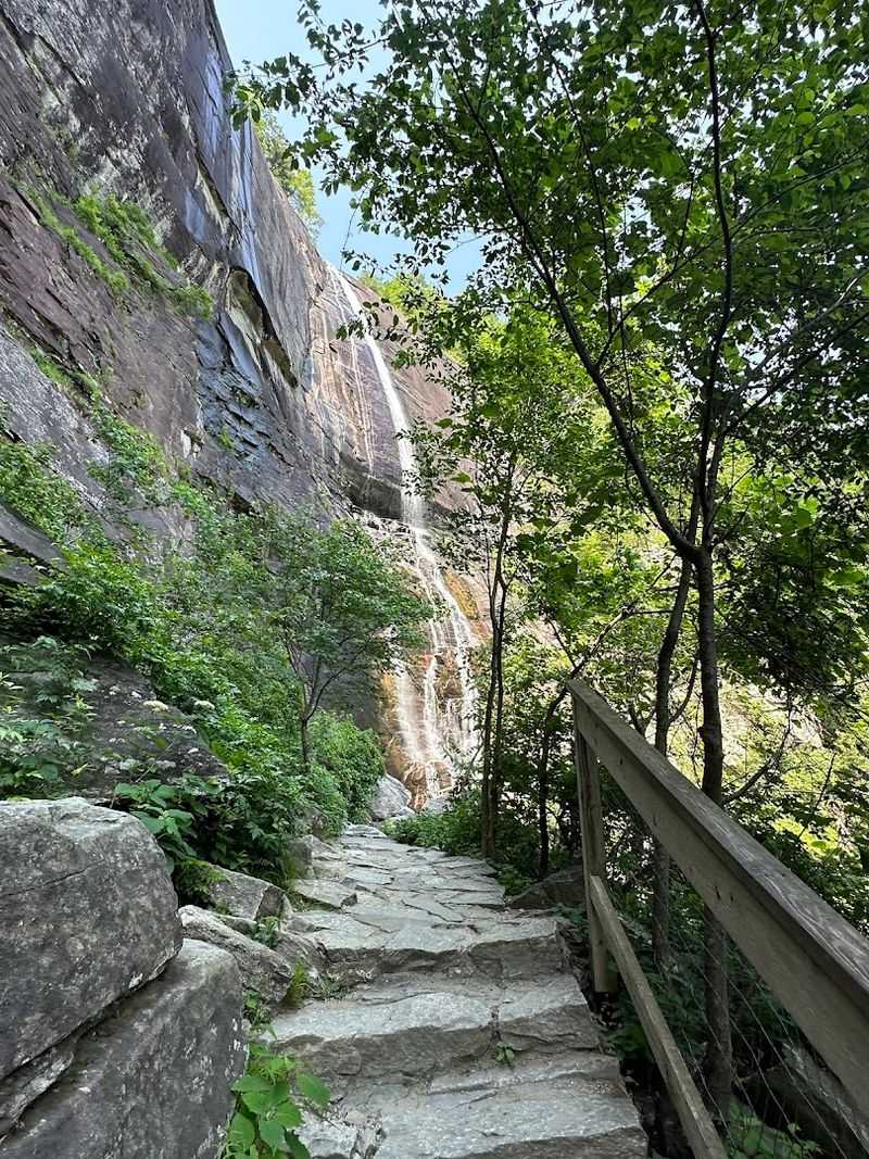 Hickory Nut Gorge and the Surrounding Mountain Scenery