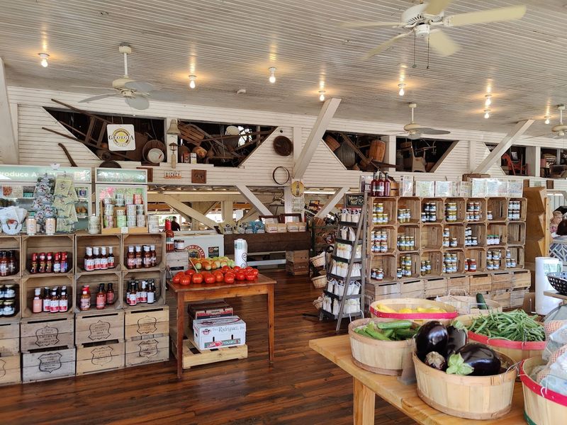 The Country Store Packed with Peach Products