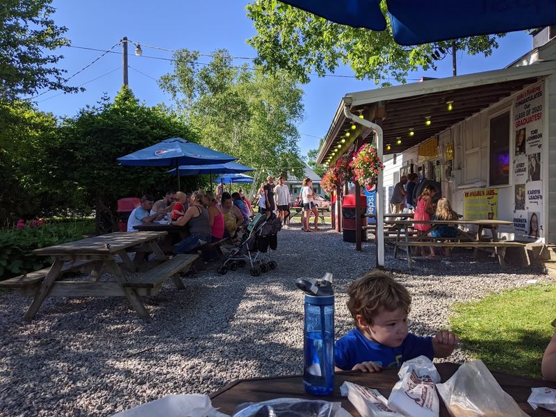 Classic Outdoor Dining Under the Trees