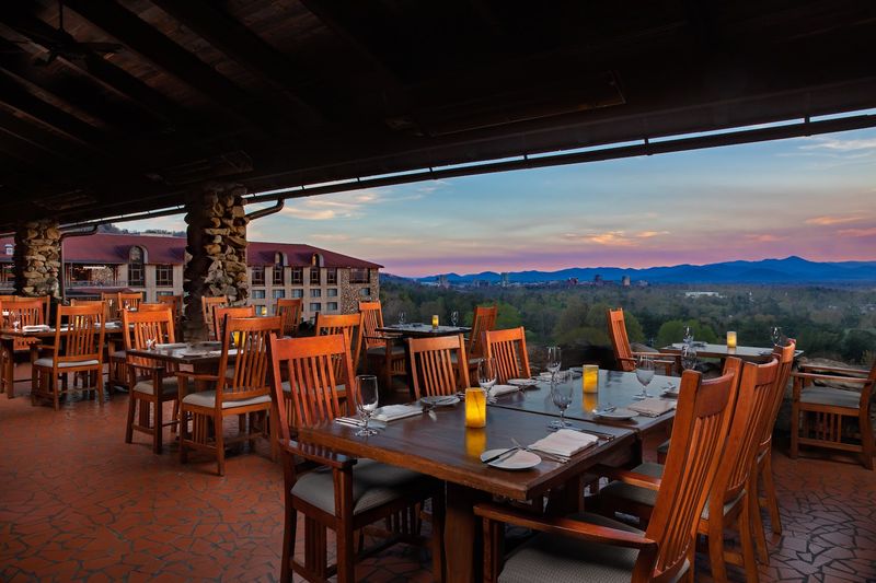 Sunset Terrace at Omni Grove Park Inn