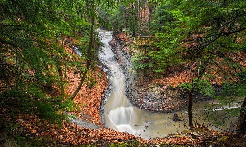 Bridal Veil Falls, Cuyahoga Valley National Park, Walton Hills area