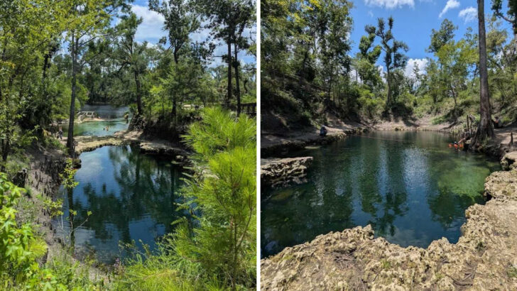 One Of Florida’s Tiniest State Parks Has 72 Degree Springs, River Cabins, And Hardly Any Crowds