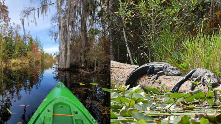 One Of Georgia&rsquo;s Wildest State Parks Lets You Paddle Deep Into The Okefenokee Swamp