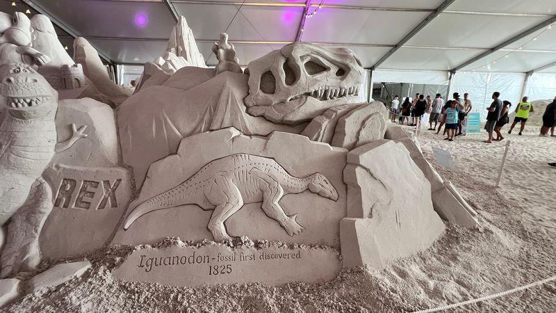 A Walk-Through Sand Sculpture Museum Like No Other