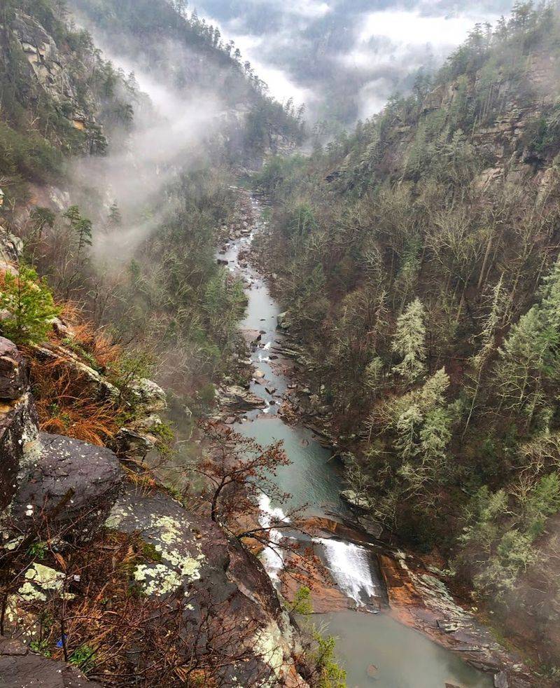A Gorge Nearly 1,000 Feet Deep