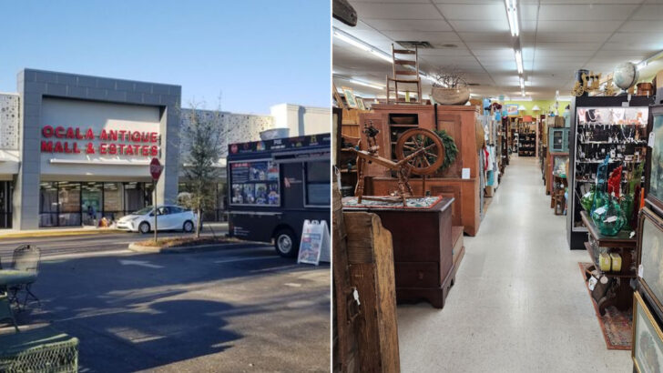 Over 200 Vendors Fill This Massive Antique Mall in Central Florida Where Every Corner Feels Like a Different Decade