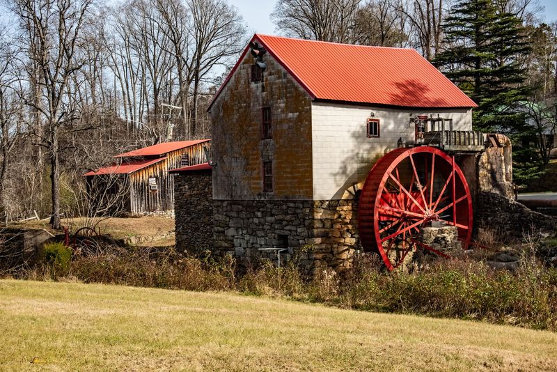 Powered by a Working Water Wheel