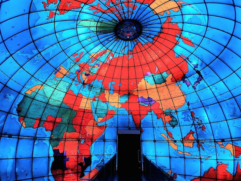 The Stained Glass Globe Itself
