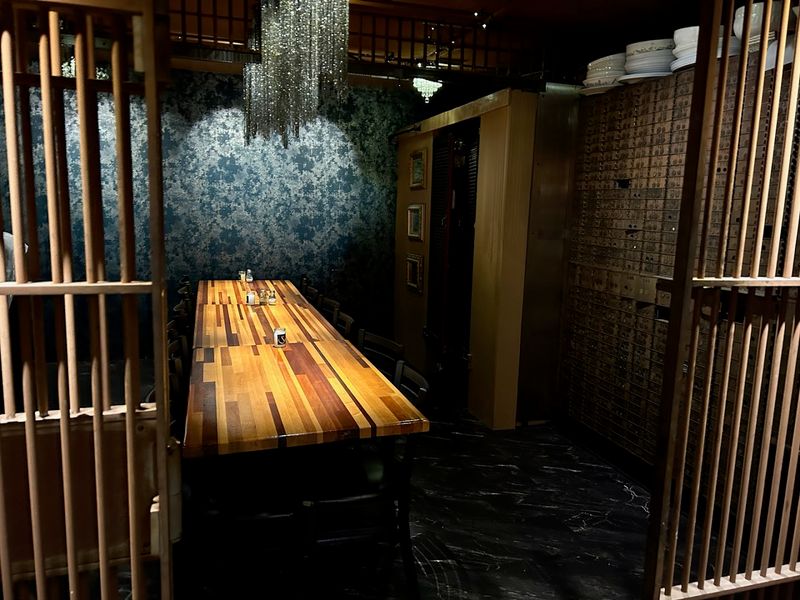 Dining Inside a Literal Bank Safe