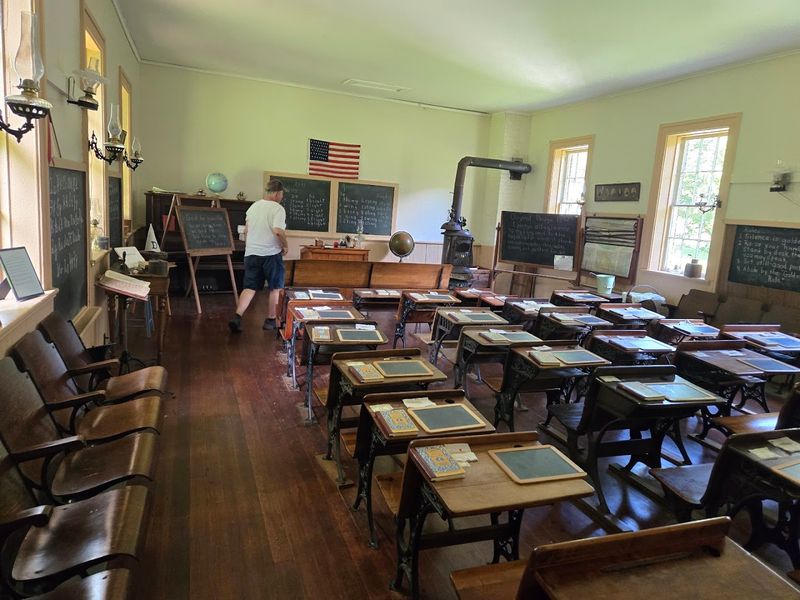 A One-Room Schoolhouse and Log Church Bring History to Life