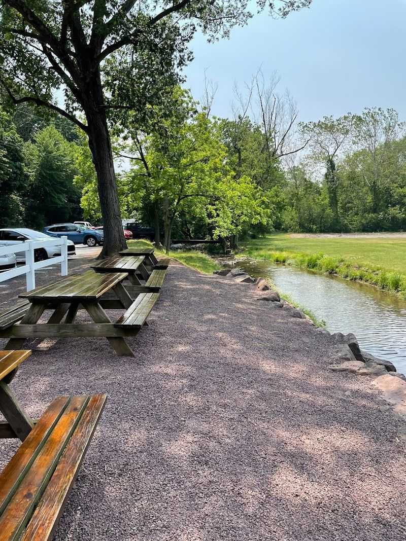 Creekside Picnic Tables Make The Whole Visit Feel Special