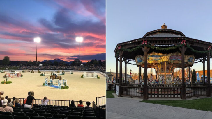 The 1,600-Acre Horse Village in North Carolina Where You Can Watch Olympic-Level Riders, Eat Dinner, and Ride a Carousel All in One Evening
