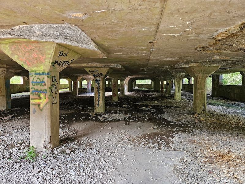 Approaching the Concrete Ruins