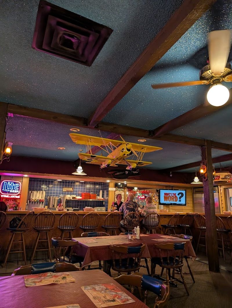 Inside, It Leans Happily Old School