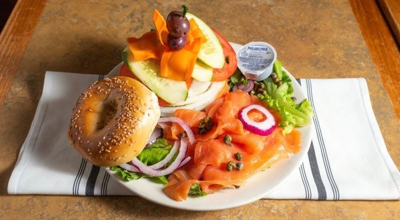 Everything Bagel With Lox