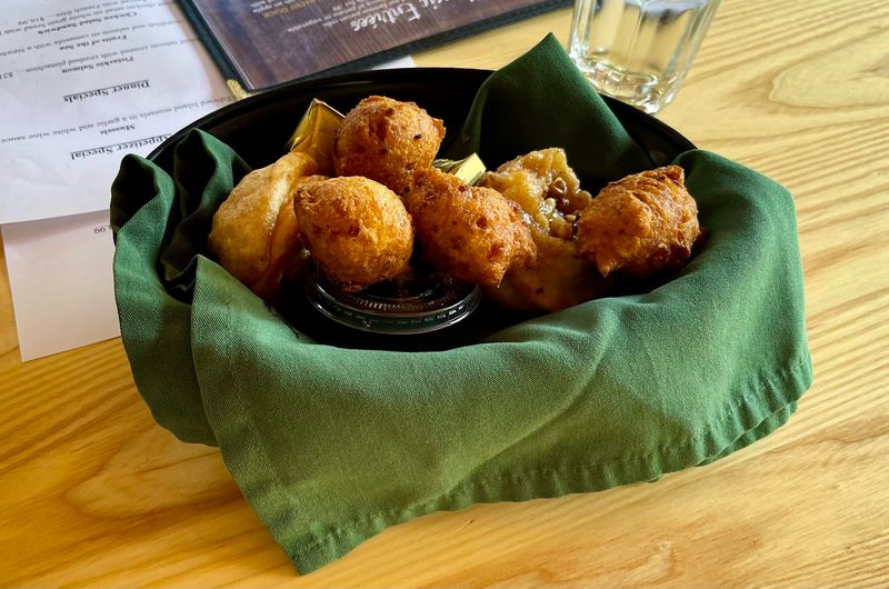 The Beloved Corn Fritters with Maple Syrup
