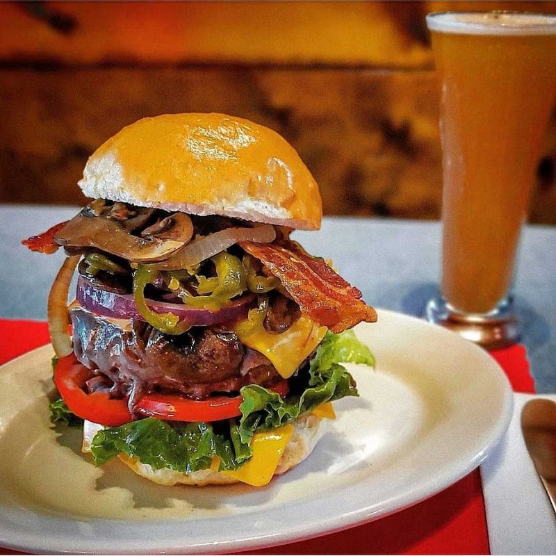 Half-Pound Burgers Crafted from In-House Ground Beef
