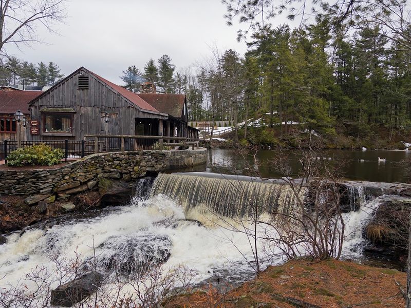 The Waterfall and Scenic Pond Views