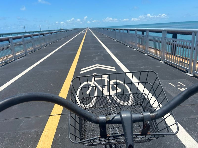 Biking the Old Seven Mile Bridge Trail