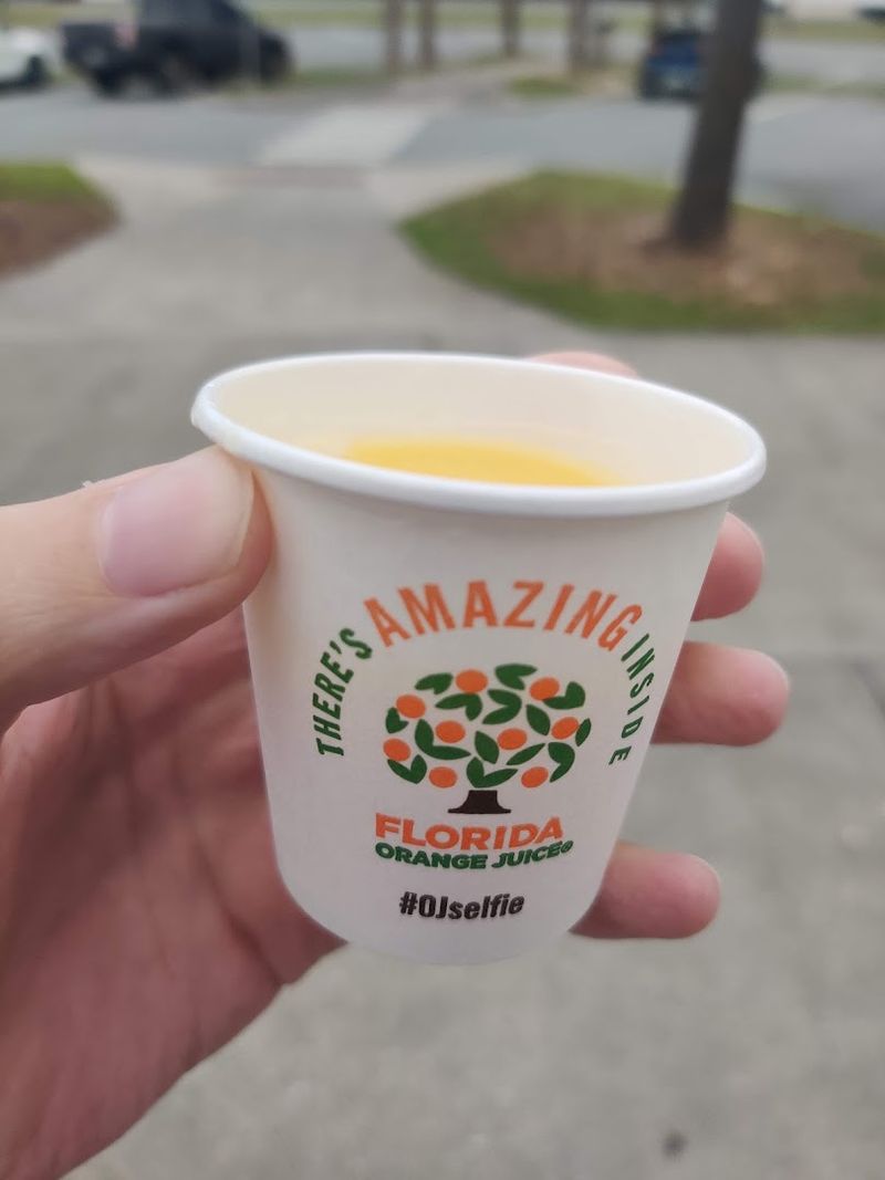 Complimentary Florida Orange Juice and Grapefruit Juice