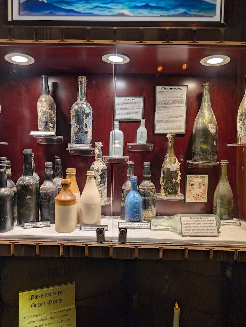 Original Salvaged Cargo and Trade Goods on Display