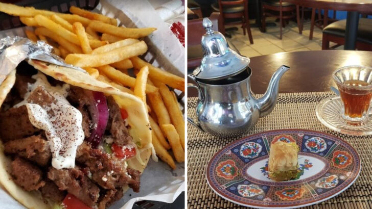 The Lamb Gyros At This Unassuming North Carolina Strip Mall Mediterranean Restaurant Earned It The Number One Ranking In The State
