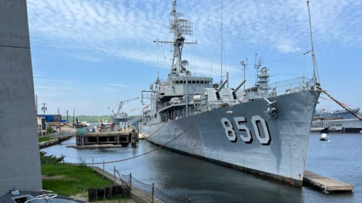 The Largest Collection of Historic Naval Ships in the World Is Docked at a Small Massachusetts Waterfront and You Can Walk Every Deck