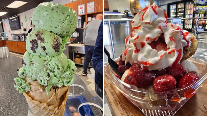 The Legendary Ice Cream Parlor in Ohio Where a Single Dip Is So Big Most People Can&rsquo;t Even Finish It