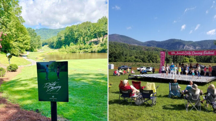 The North Carolina Lake Where Dirty Dancing Was Filmed Still Has the Same Beach, the Same Mountains, and a Vibe That Hasn&rsquo;t Changed