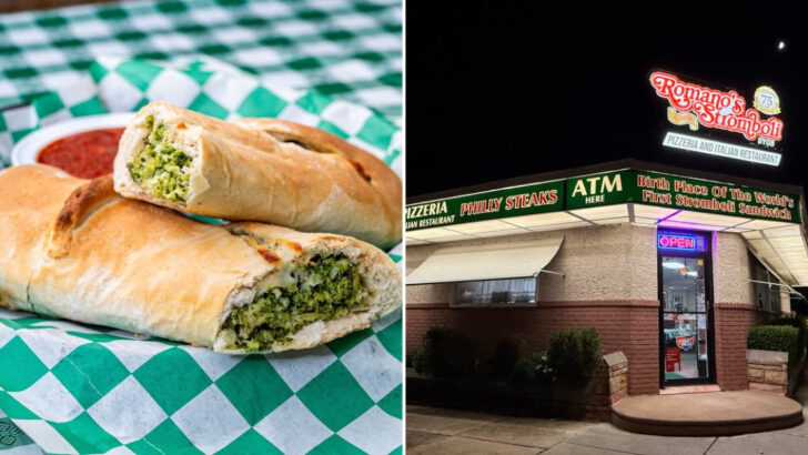 The Original Stromboli Was Folded in This Pennsylvania Pizza Shop in 1950 and the Recipe Has Not Changed