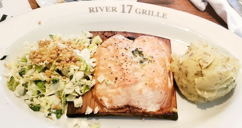 Cedar Plank Salmon and the Seafood Menu Highlights