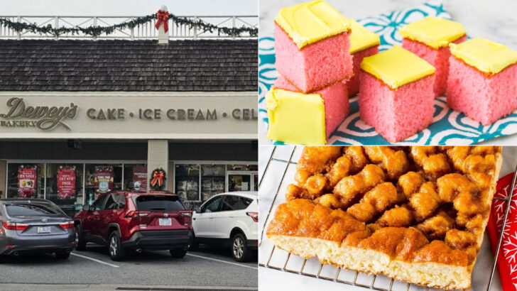 The Pink Lemonade Cake Square From This North Carolina Bakery Has Kept Three Generations Of Families Coming Back