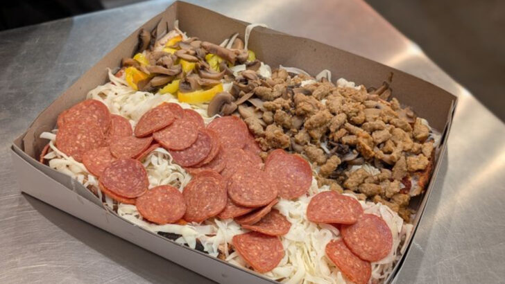 The Pizzeria In Pennsylvania That Has Been Piling Cold Shredded Provolone On Hot Square Slices Since 1953