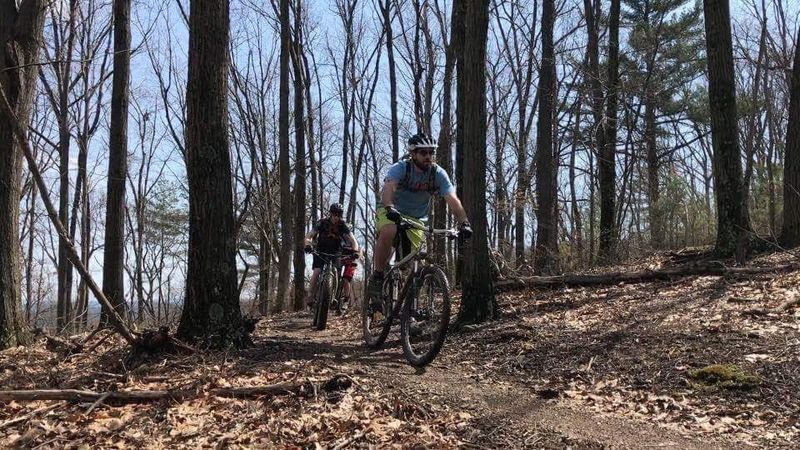 Mountain Biking and Hiking Trails Surround the Lake on All Sides