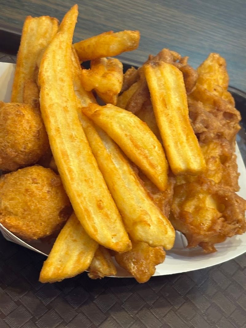 Hush Puppies and Fries That Define the Plate