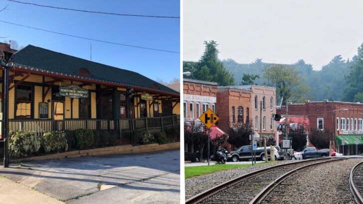 The Smallest Incorporated Town In North Carolina Packs Mountain Views And Railroad History Into One Tiny Downtown