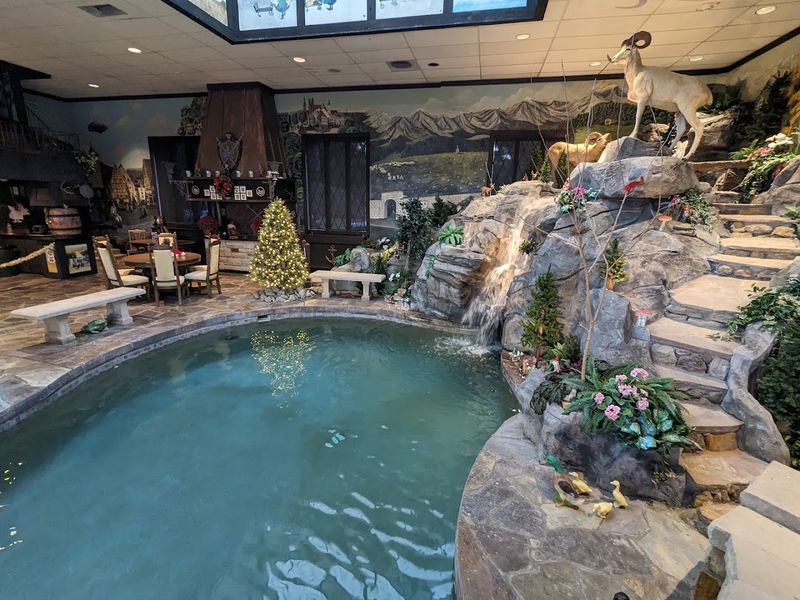 The Grotto, Pool, And Theatrical Finish