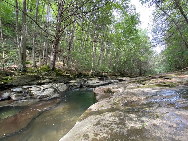 Waterfalls, Rock Channels, And Natural Slides
