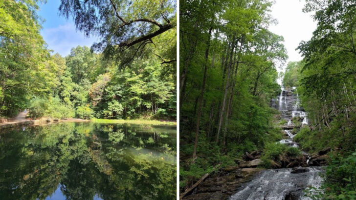 The Tallest Cascading Waterfall East of the Mississippi Is a Must-See Stop in Georgia