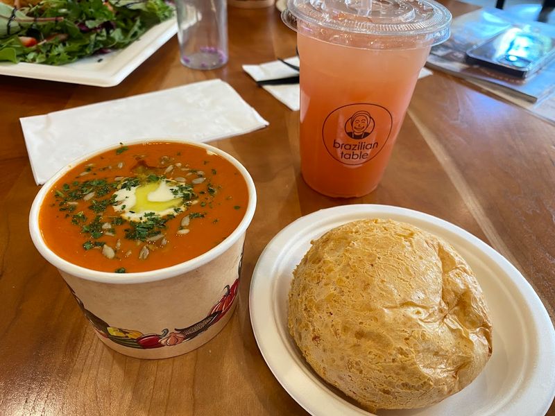 Tomato Soup Paired with Cheese Bread