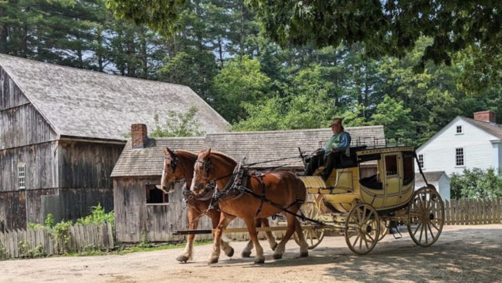 This 200-Acre Living History Museum in Massachusetts Feels Like Walking Through a Working New England Town From the 1830s
